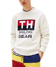 TOMMY HILFIGER TH SAILING Pulover cu guler rotund - Pulovere pentru bărbați
