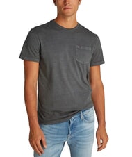 TOMMY HILFIGER TH JEANS Tricou cu m&acirc;necă scurtă și buzunar - tricou