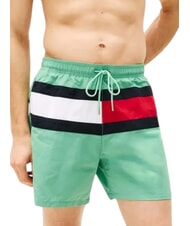 TOMMY HILFIGER TH Pantaloni scurți de baie cu logo-ul steagului - Costume de baie
