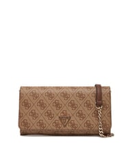 GUESS NOELLE 2 Geantă de umăr mini logo latte / maro - Genți femei - 1