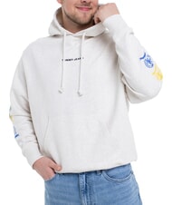 TOMMY HILFIGER TH JEANS Hanorac din bumbac cu imprimeuri - hanorace