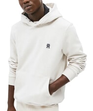 TOMMY HILFIGER TH Hanorac din bumbac lapte de ovăz cu erica - hanorace - 1