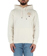 TOMMY HILFIGER TH Hanorac cu broderie cu logo petală de fildeș - hanorace - 1