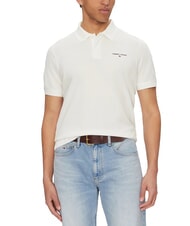 TOMMY HILFIGER TH JEANS Tricou polo cu m&acirc;necă scurtă și logo - maiou Polo