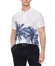 TOMMY HILFIGER TH Tricou polo cu m&acirc;necă scurtă și imprimeu - maiou Polo