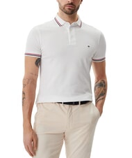 TOMMY HILFIGER TH TIPPED Tricou polo cu m&acirc;necă scurtă, croială slim fit - maiou Polo