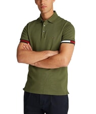 TOMMY HILFIGER TH Tricou polo cu m&acirc;necă scurtă și logo elastic - maiou Polo