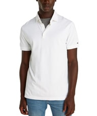 TOMMY HILFIGER TH Tricou polo cu m&acirc;necă scurtă și logo pe m&acirc;necă - maiou Polo