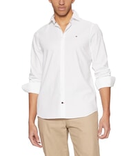 TOMMY HILFIGER TH Cămașă cu m&acirc;necă lungă, croială slim fit - Cămăși pentru bărbați