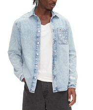 TOMMY HILFIGER TH JEANS Cămașă din denim cu m&acirc;necă lungă - Cămăși pentru bărbați