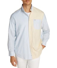 TOMMY HILFIGER TH Cămașă cu m&acirc;necă lungă &icirc;n blocuri de culoare albastru răcoros - Cămăși pentru bărbați - 1