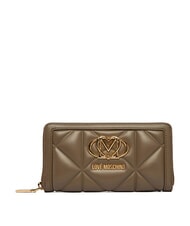 LOVE MOSCHINO EMBOSSED Portofel mare cu fermoar - Portofele femei