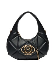 LOVE MOSCHINO EMBOSSED Geantă de umăr, cu curea de umăr negru - Genți femei - 1