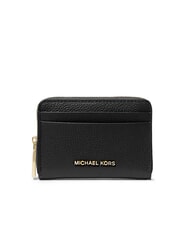 MICHAEL KORS JET SET Portcard din piele cu portofel pentru monede negru - Portofele femei - 1