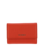 COCCINELLE METALLIC SOFT Portofel dublu din piele ciocanita - Portofele femei