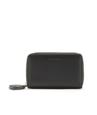 COCCINELLE TASSEL Portofel cu fermoar negru - Portofele femei - 1