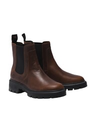 TIMBERLAND CORTINA VALLEY Ghete din piele pentru gleznă păm&acirc;nt de ghiveci - Pantofi femei - 1