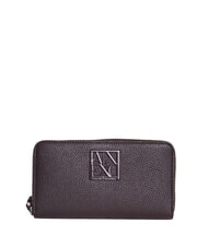 ARMANI EXCHANGE A|X Portofel cu fermoar ciocolată fierbinte - Portofele femei - 1