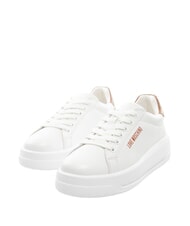 LOVE MOSCHINO ECLIPSE 50 Adidași din piele alb/piele - Pantofi femei - 1