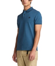 TIMBERLAND MILLERS RIVER Tricou polo din bumbac denim &icirc;nchis la culoare - maiou Polo - 1