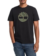 TIMBERLAND KENNEBEC RIVER Tricou de bumbac BLACK - tricou - 1