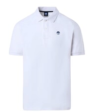 NORTH SAILS BASIC Tricou polo cu maneca scurta din bumbac alb - maiou Polo - 1