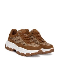 GUESS BERRETT 3 Adidași Bej / maro - Pantofi femei - 1