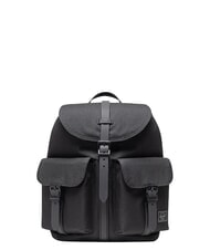 HERSCHEL DAWSON Rucsac mic, design cu mai multe buzunare ton negru - Rucsacuri pentru școală și timp liber - 1