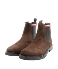 TOMMY HILFIGER HILFIGER OUTDOOR Ghete din piele &icirc;ntoarsă - Pantofi bărbați