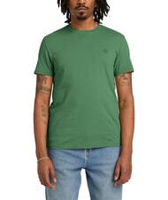 TIMBERLAND SS DUNRIVER CREW Tricou din bumbac verde mediu - tricou - 1