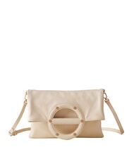 BORBONESE VIS-A-VIS Geantă de umăr bumbac alb - Genți femei - 1