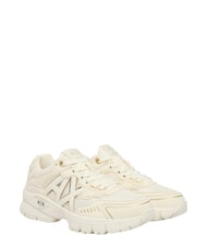 ARMANI EXCHANGE SPEED Adidași alb-gălbui + auriu pal - Pantofi unisex - 1