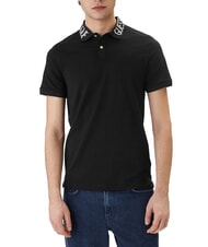 GUESS NOLAN Tricou polo cu m&acirc;necă scurtă jetbla - maiou Polo - 1
