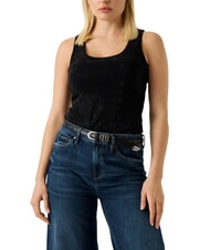 GUESS 4G ALLOVER Top jetbla - tricou - 1