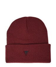 GAUD&Igrave; EVAN Căciulă beanie cu logo brodat Burgundia - Căciuli - 1