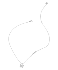 GUESS CHRYSALIS Colier, pandantiv cu cristale, motiv fluture - Lănțișoare