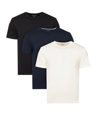 GUESS JEANS REGULAR LOGO Set de trei tricouri ocean alb negru co - tricou - 1