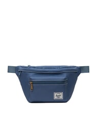 HERSCHEL POP QUIZ Borsetă cu buzunar miraj albastru/cusătură albă - Borsete de br&acirc;u - 1