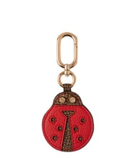 BORBONESE KEYRING Breloc cu buburuză op natural / roșu coral - Portchei - 1