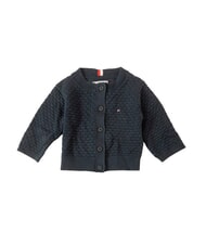 TOMMY HILFIGER TH KIDS Cardigan din bumbac cerul deșertului - Pulovere pentru copii - 1