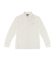 TOMMY HILFIGER TH Tricou polo din bumbac petală de fildeș - maiou Polo - 1