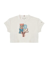 TOMMY HILFIGER TH KIDS Tricou de bumbac alb - Tricou copil - 1