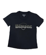 BLAUER GRAHAM Tricou din bumbac cu m&acirc;necă scurtă negru - tricou - 1