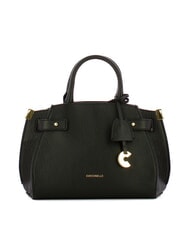 COCCINELLE KLICHE Geantă mini cu curea de umăr negru - Genți femei - 1