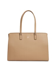 TOMMY HILFIGER TH DAILY Geantă de umăr p&acirc;nză de safari - Genți femei - 1