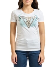 GUESS FEATHER TRIANGLE Tricou din bumbac - tricou
