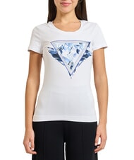 GUESS FEATHER TRIANGLE  - tricou