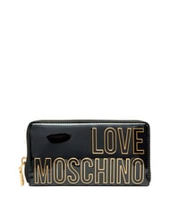 LOVE MOSCHINO BOLD LOVE Portofel cu fermoar negru - Portofele femei - 1