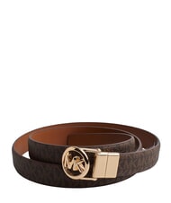 MICHAEL KORS BELT Curea reversibilă din piele maro - Curele - 1