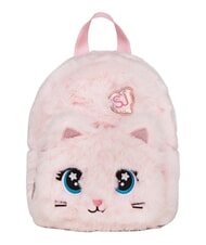 SJGANG PLUSHY ANIMALS Rucsac mini din blană păpușă roz - Rucsacuri pentru școală și timp liber - 1